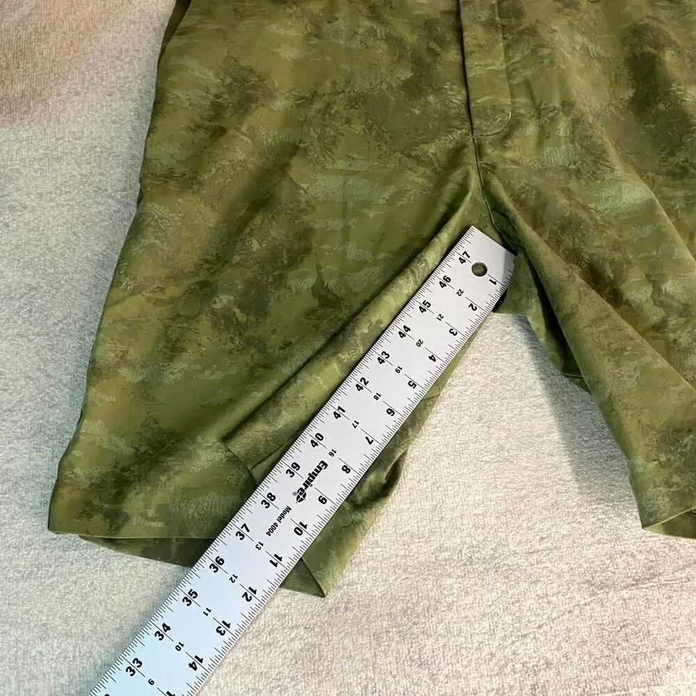 Nike Golf Shorts Green‎ Color Dri-Fit Modern Fit Mens Size 38